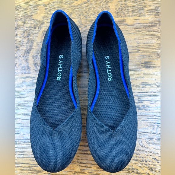 Rothy's Shoes - Rothy’s Womens Size 8 The Flat Black Round Toe Ballet Shoes